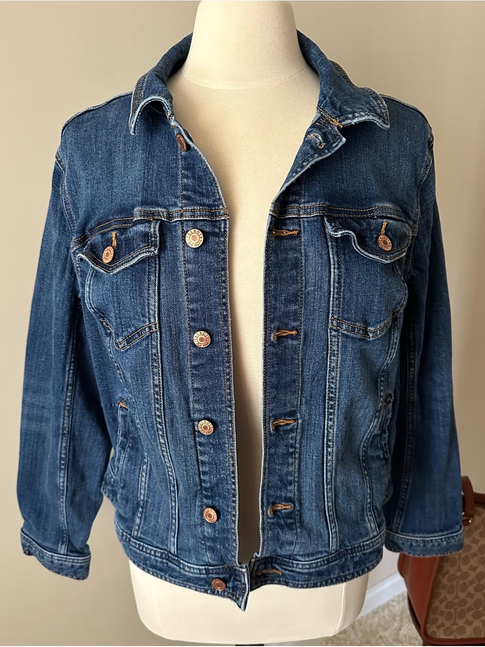 Talbots Classic Blue Denim Jean Jacket